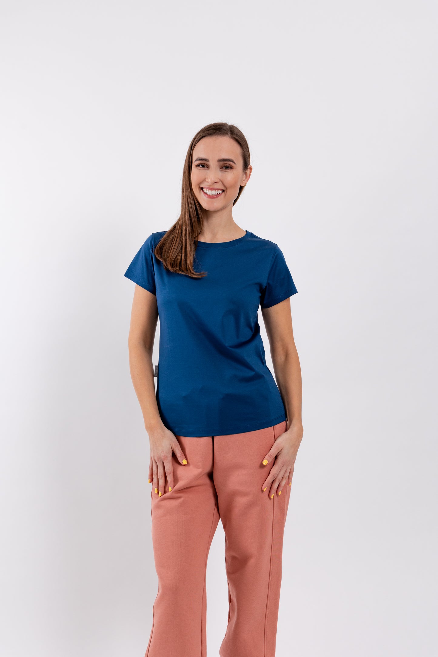 Women's Round Neck t-shirt Be Lenka Essentials - Navy