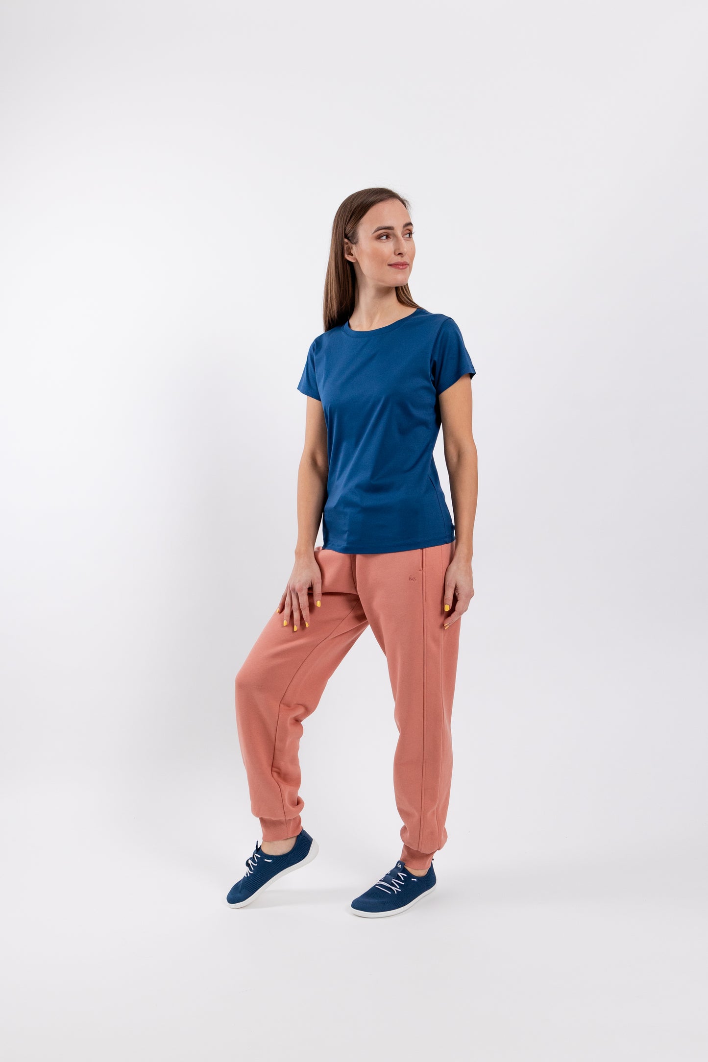 Women's Round Neck t-shirt Be Lenka Essentials - Navy