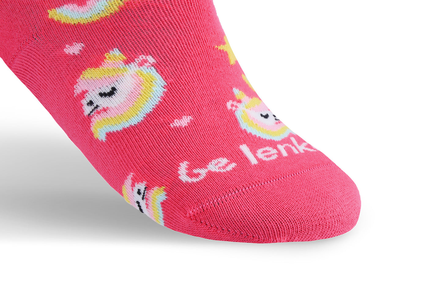 Kids barefoot Socks Be Lenka Kids - Crew - Unicorn - BubleGum Pink