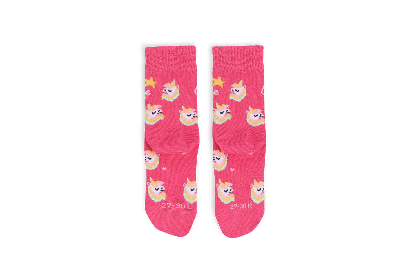 Kids barefoot Socks Be Lenka Kids - Crew - Unicorn - BubleGum Pink