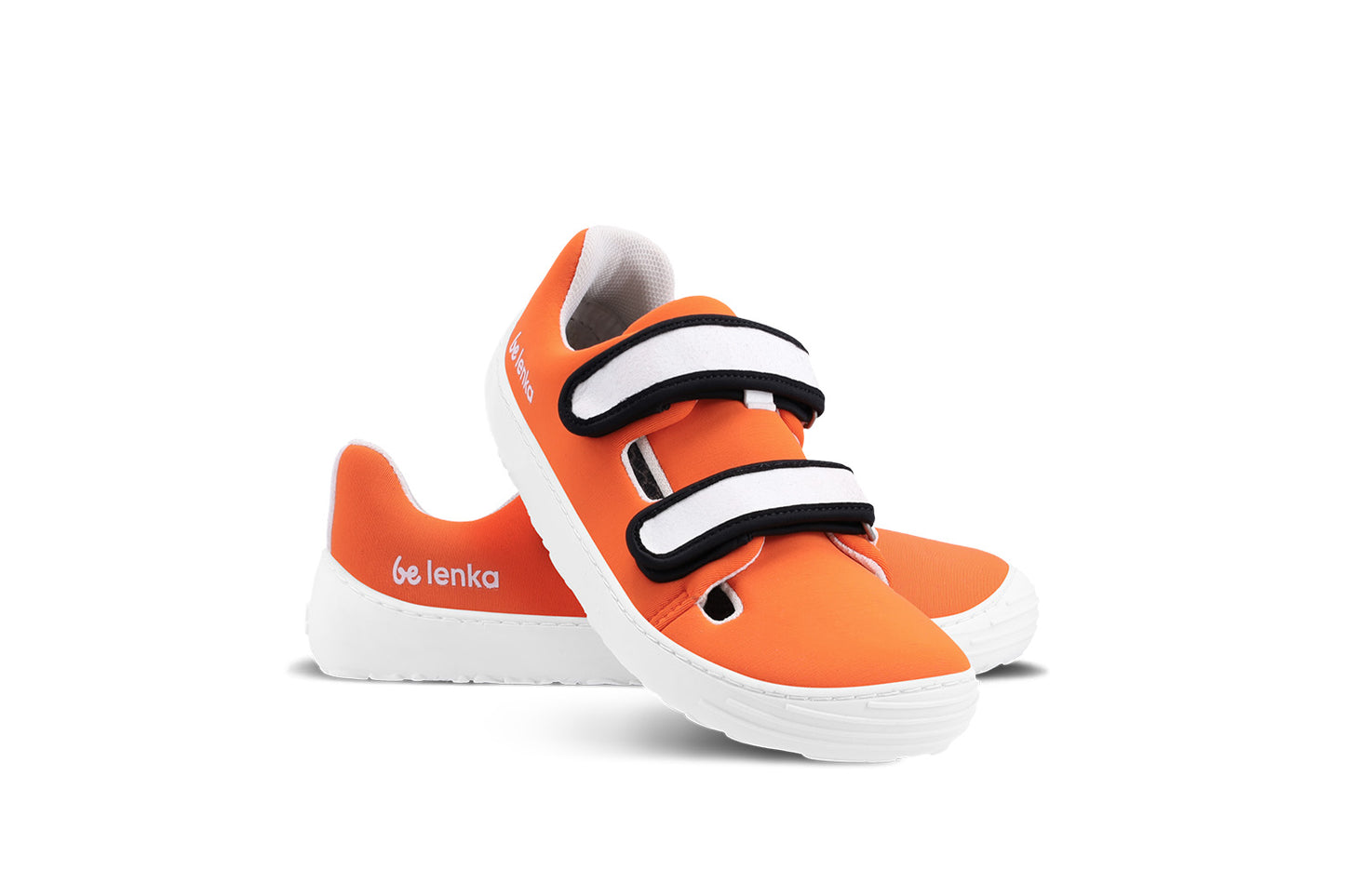 Be Lenka Kids barefoot sneakers Seasiders - Orangy