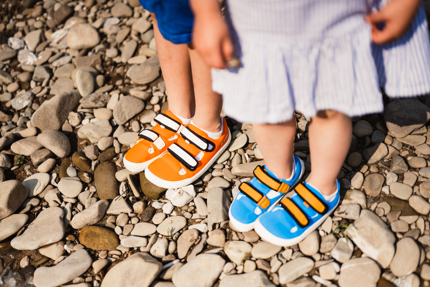 Be Lenka Kids barefoot sneakers Seasiders - Orangy