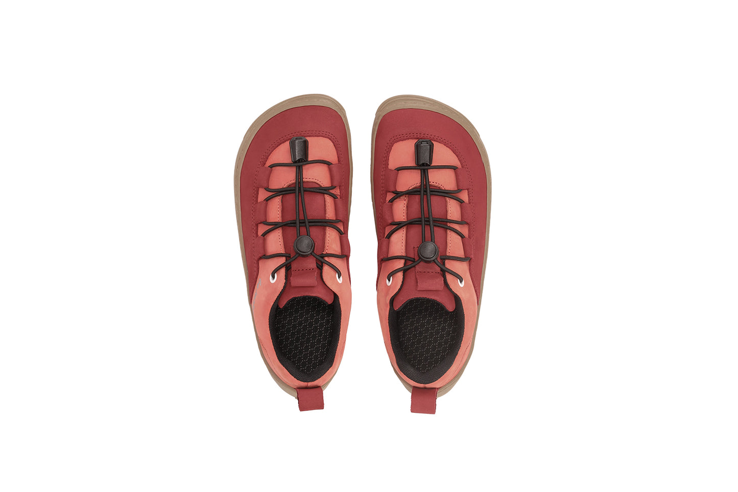 Kids barefoot sneakers Be Lenka Xplorer - Dark Red & Coral