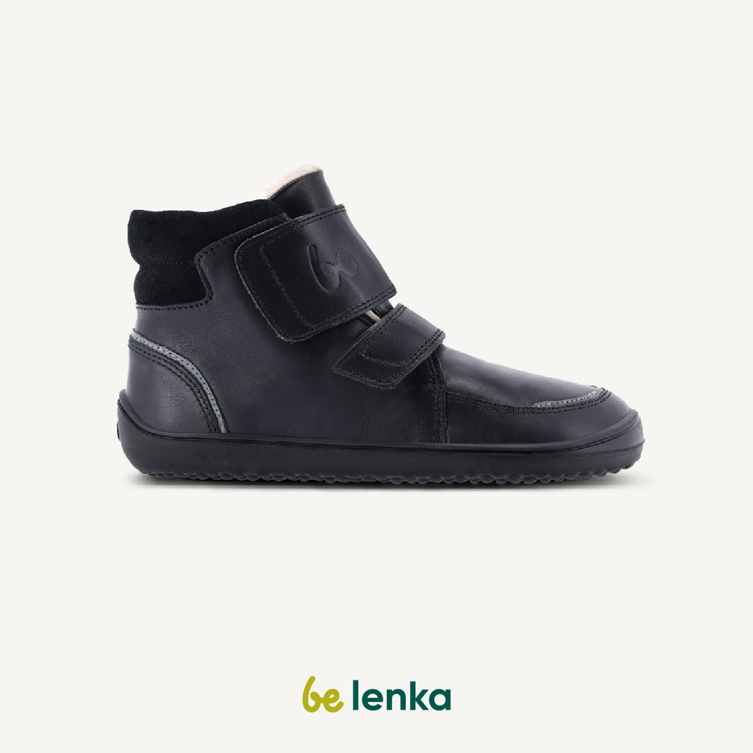 Winter barefoot shoes Be Lenka Panda 2.0 - All Black