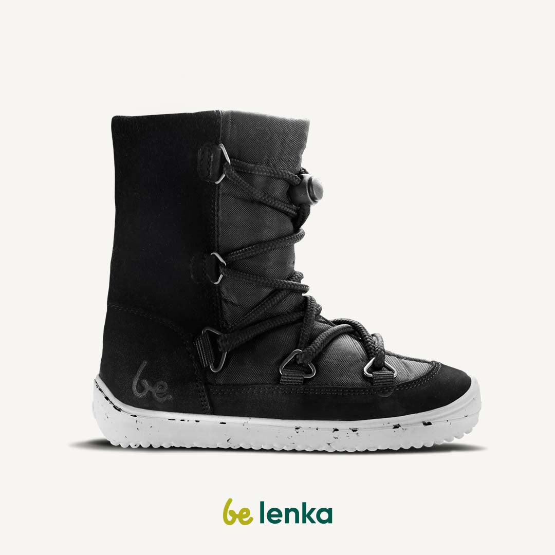 Winter Kids Barefoot Be Lenka Snowfox Kids 2.0 - Black