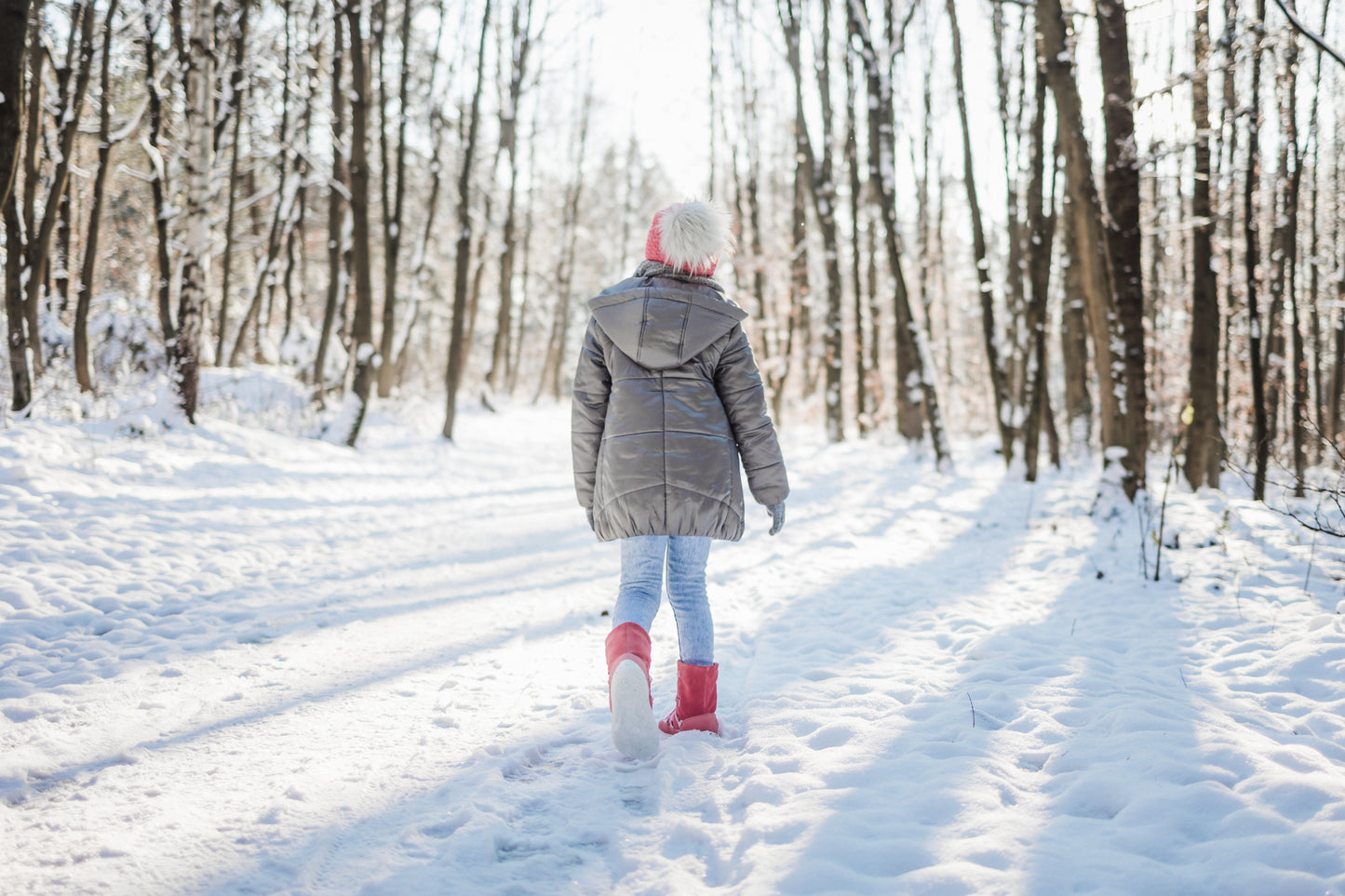 Winter Kids Barefoot Be Lenka Snowfox Kids 2.0 - Rose Pink