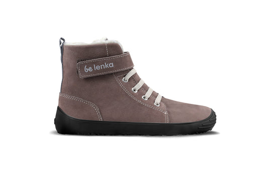 Winter barefoot boots Be Lenka Winter Kids - Chocolate