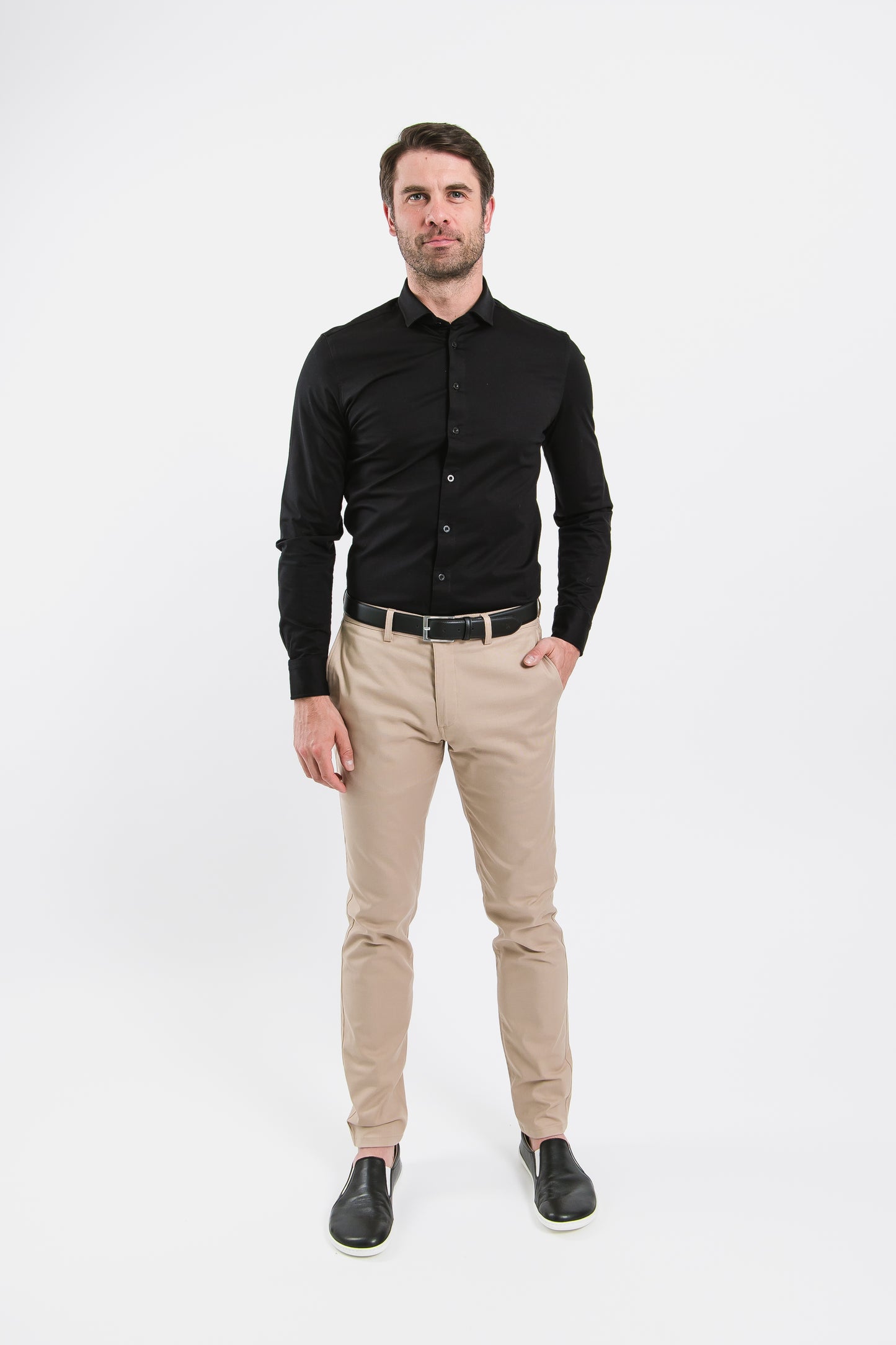 Men’s Shirt Slim Be Lenka Essentials - Jet Black