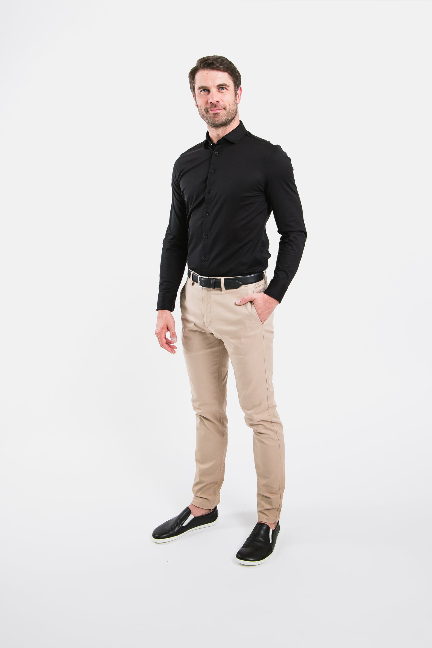 Men’s Shirt Slim Be Lenka Essentials - Jet Black