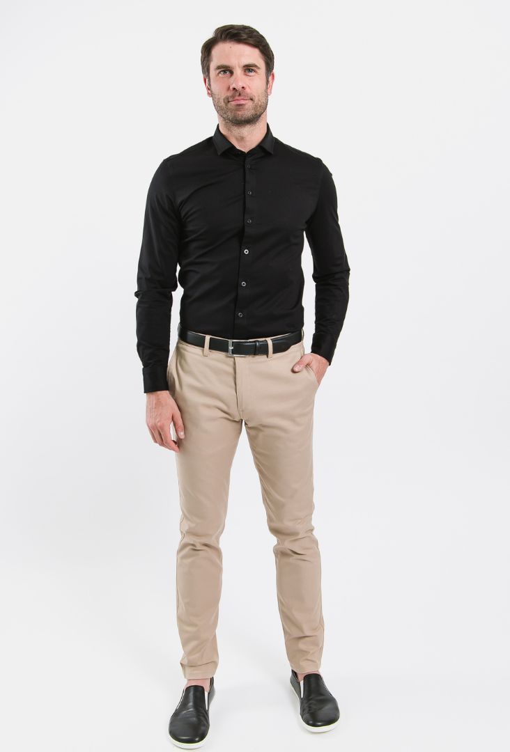 Men’s Shirt Slim Be Lenka Essentials - Jet Black