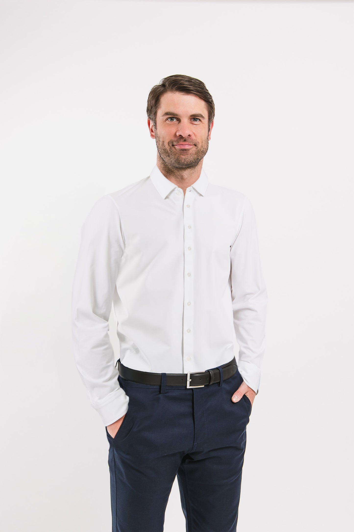 Men’s Shirt Slim Be Lenka Essentials - White