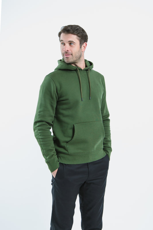 Men’s Hoodie Be Lenka Essentials - Dark Green