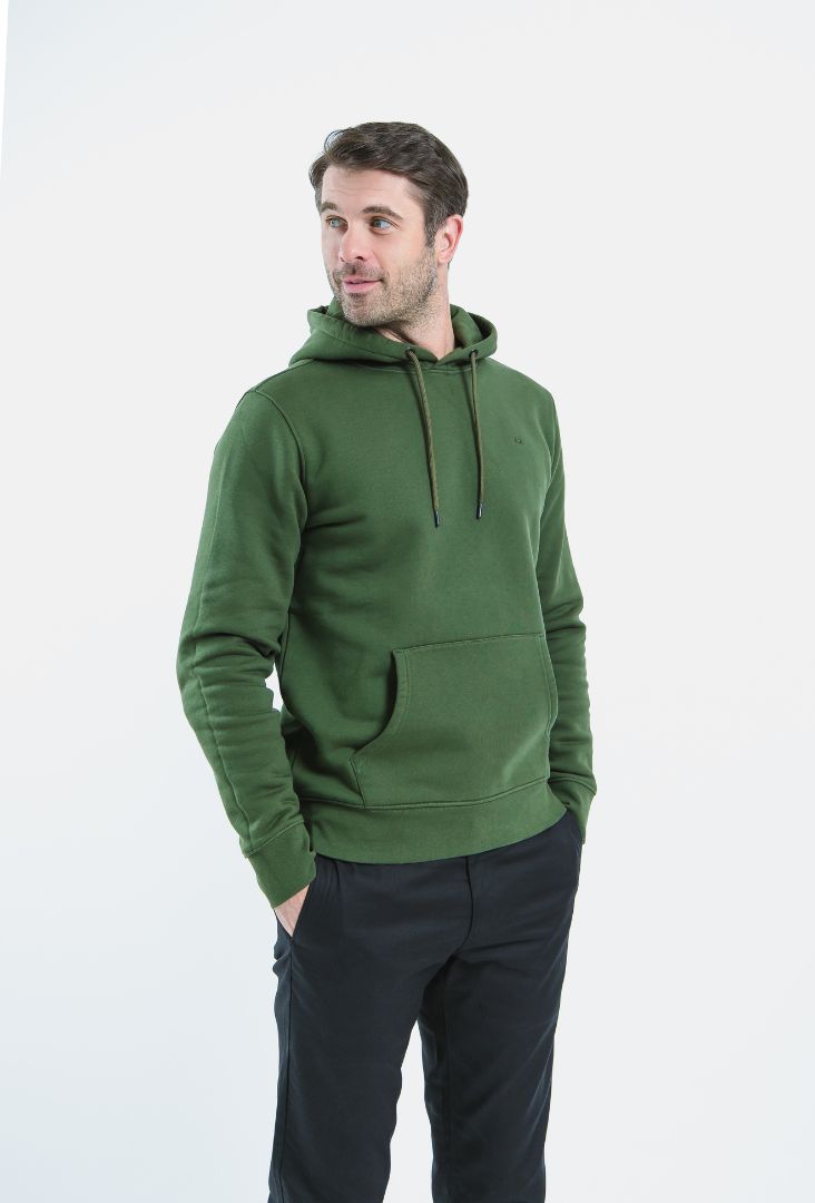 Men’s Hoodie Be Lenka Essentials - Dark Green