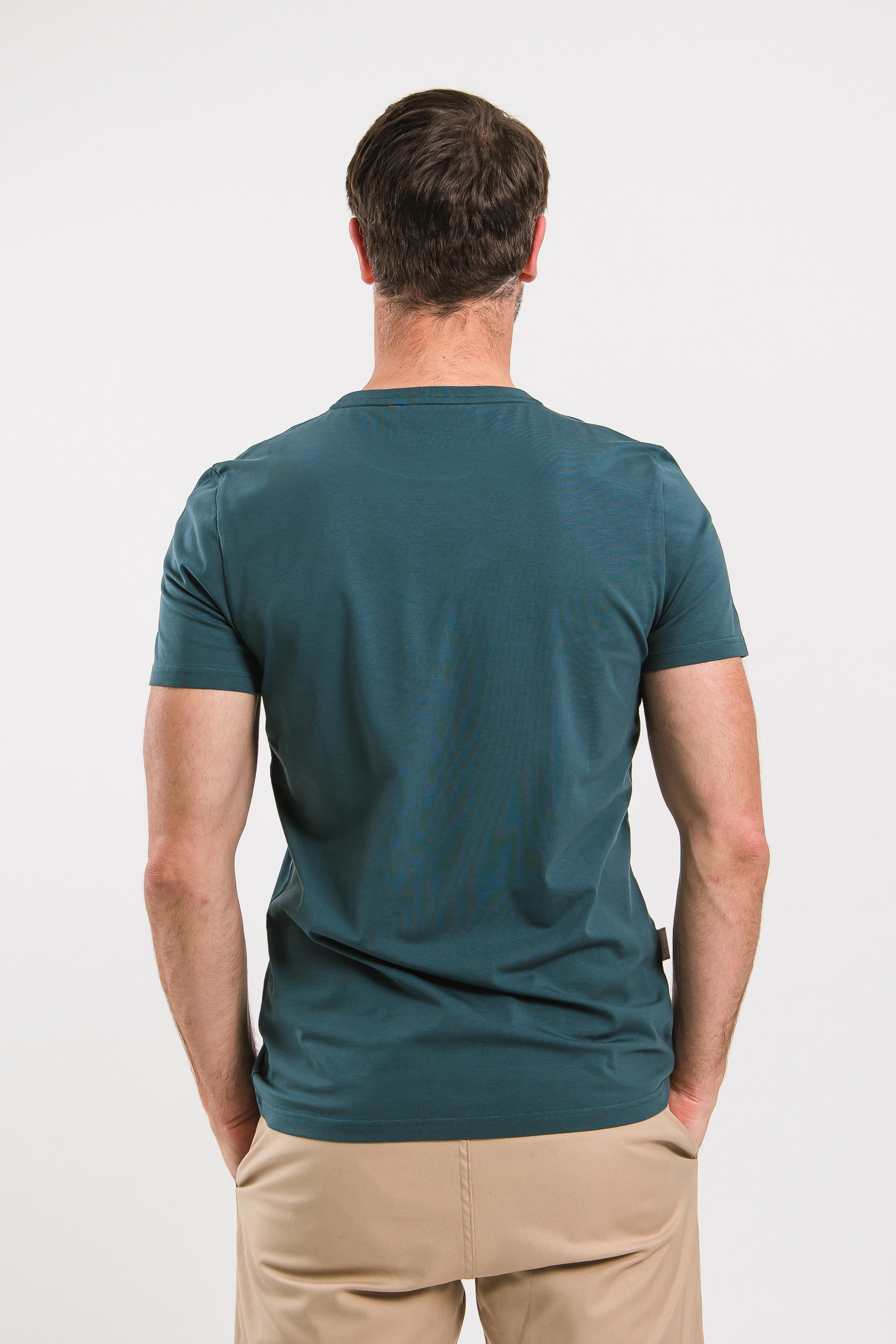 Camiseta de cuello redondo para hombre Be Lenka Essentials - Azul océano intenso