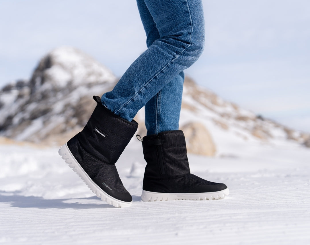 Winter Barefoot Boots Barebarics PolarStride - Black