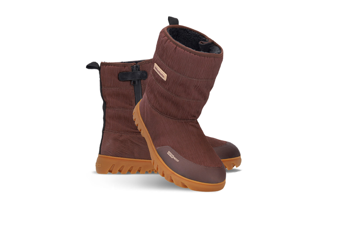 Winter Barefoot Boots Barebarics PolarStride - Copper Brown