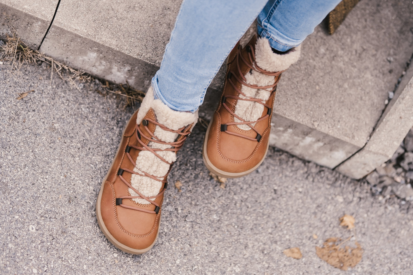 Winter Barefoot Boots Be Lenka Bliss - Brown