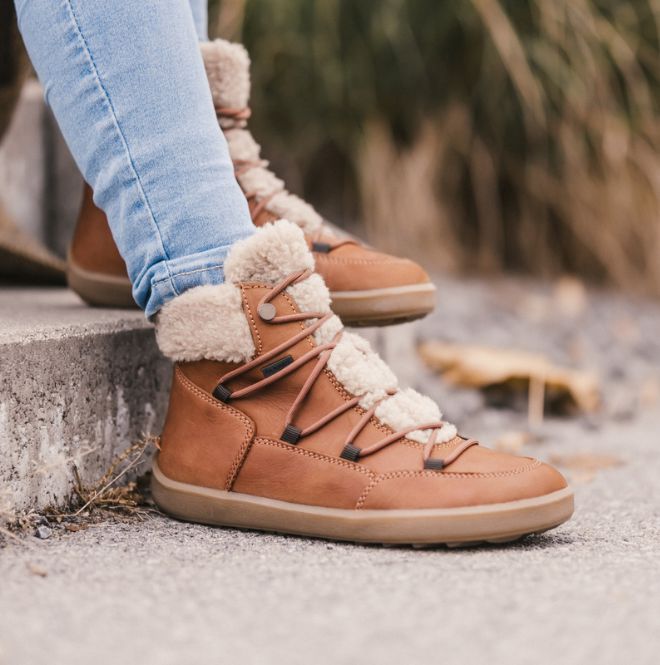 Winter Barefoot Boots Be Lenka Bliss - Brown